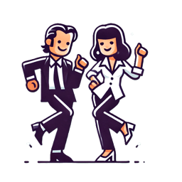 Two celebrities dancing
